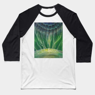 Oil painting - Forces of Nature (Green) 2017 18"x22" Baseball T-Shirt